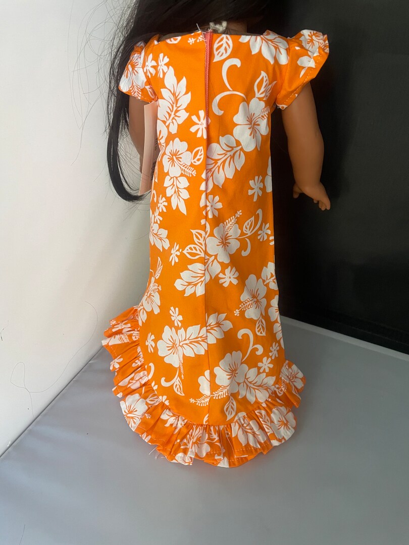 Handmade Hawaiian Dress for American Girl dolls or doll of equal size | MakerPlace by Michaels Handmade Hawaiian Dress for American Girl dolls or doll of equal size | MakerPlace by Michaels